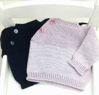 Pullover im Schl&uuml;ttli-Schnitt mit Kn&ouml;pfen zum ganz leicht anziehen f&uuml;r die Kleinsten